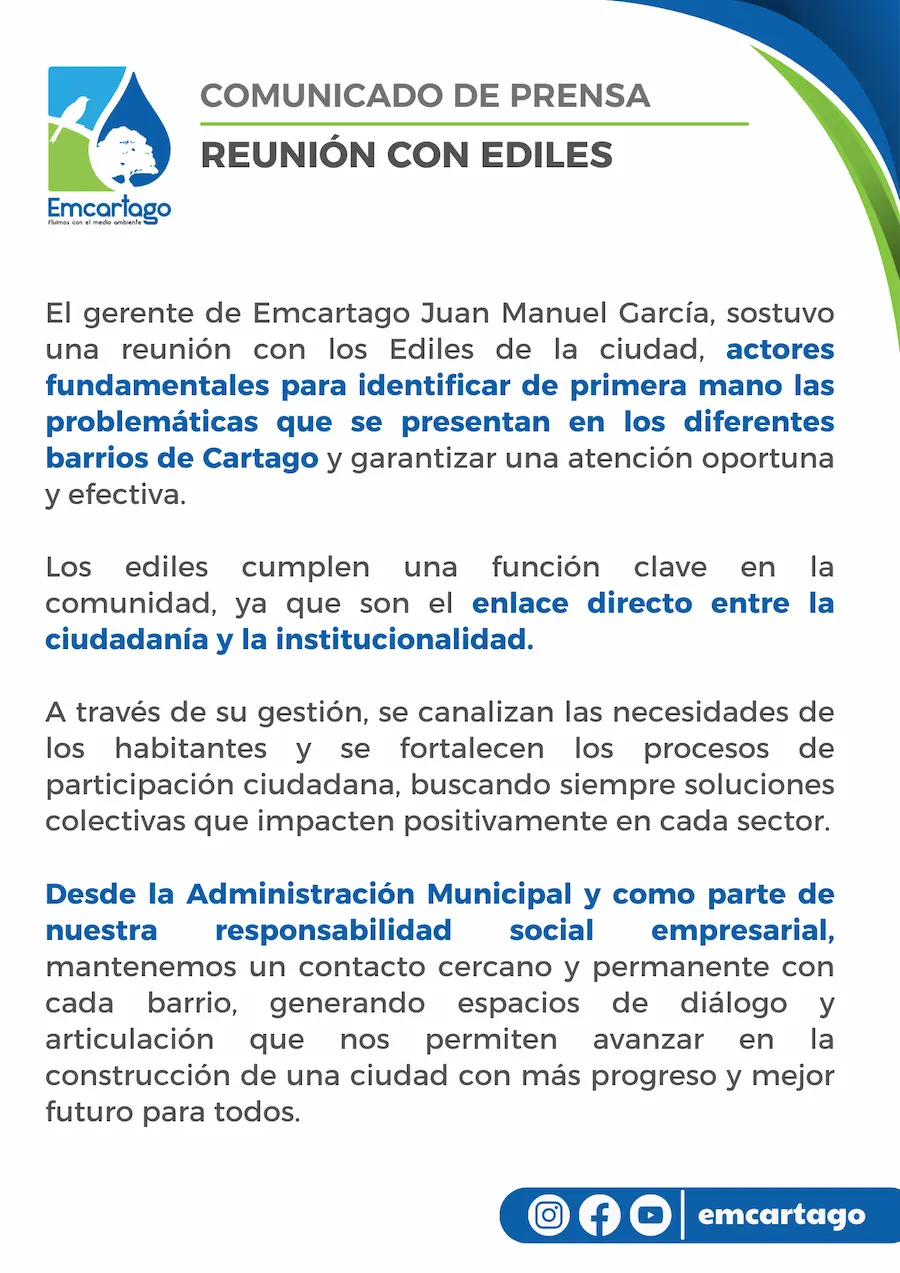 reunión ediles Cartago