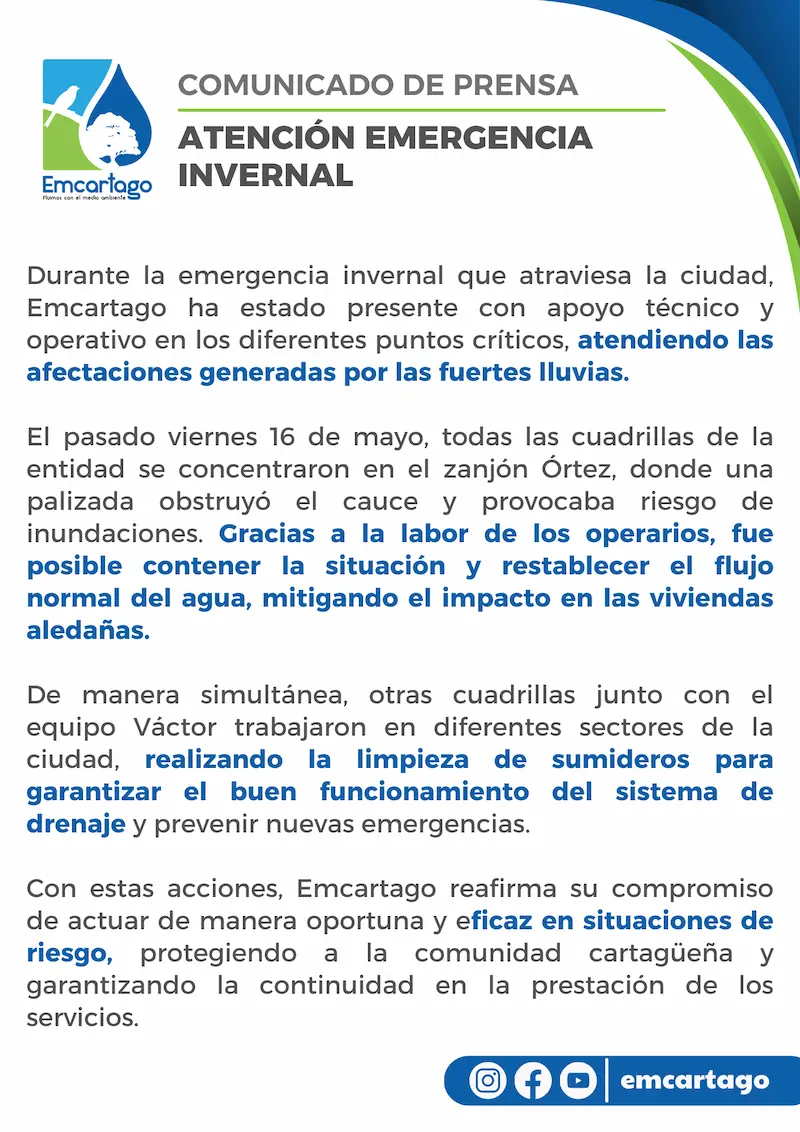 COMUNICADO 16 MAYO