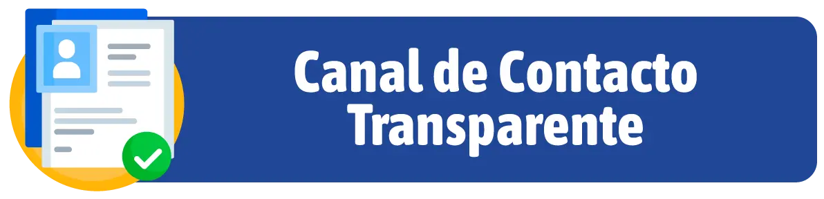 Canal de contacto transparente