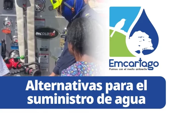 Suministro de agua alterno