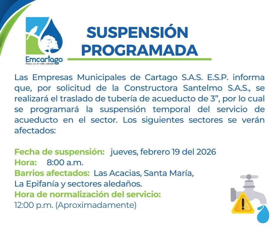 suspension 18 febrero
