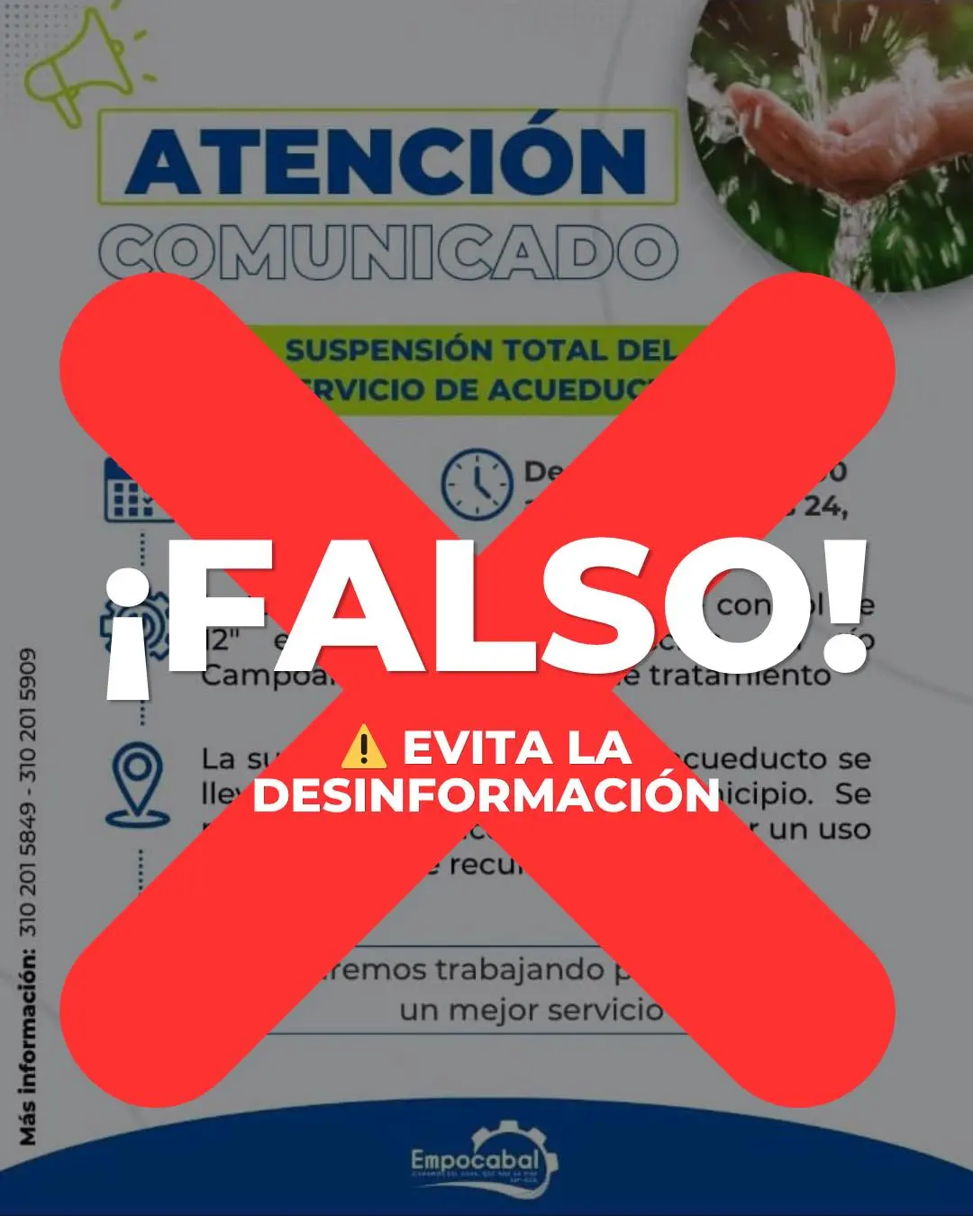 falsa informacion