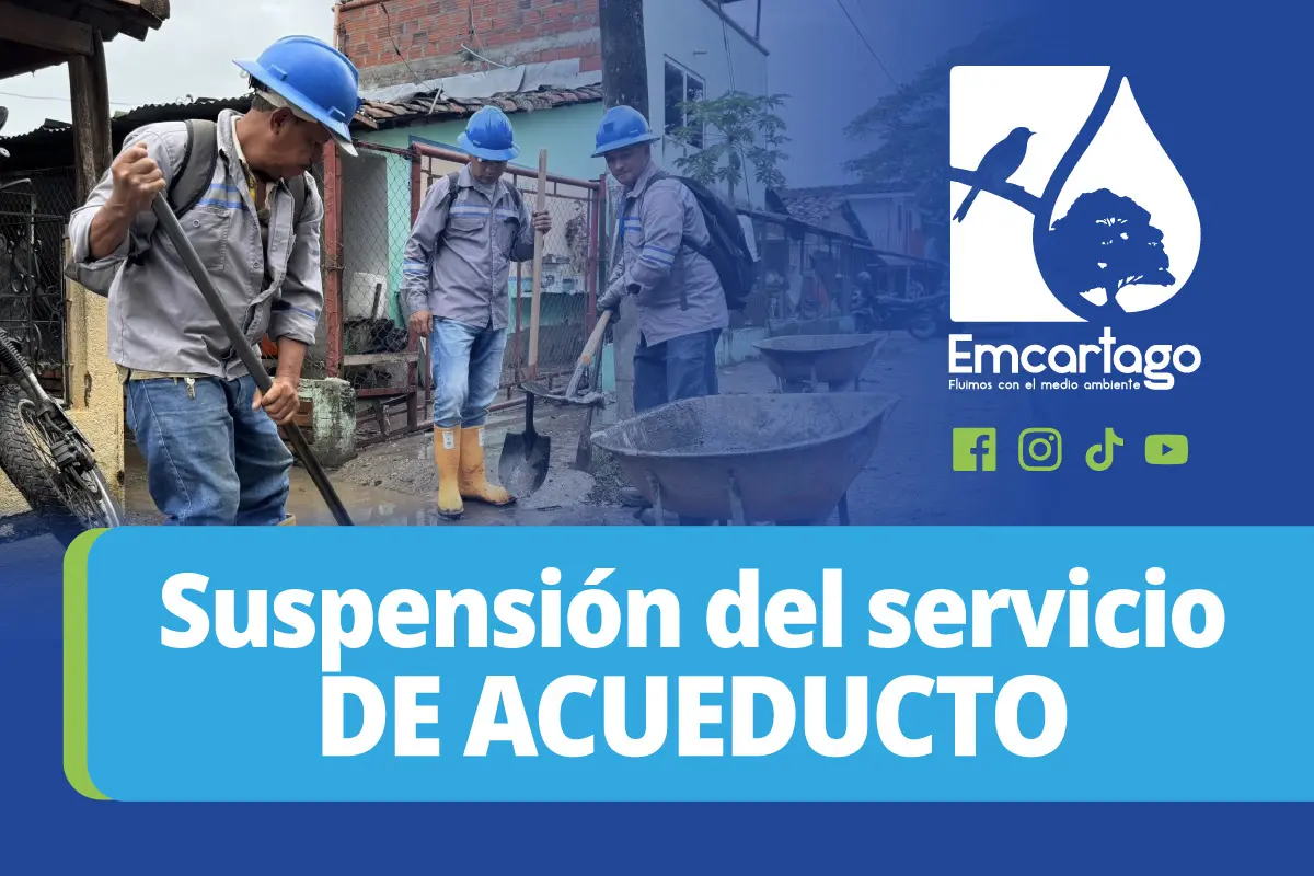 suspension acueducto