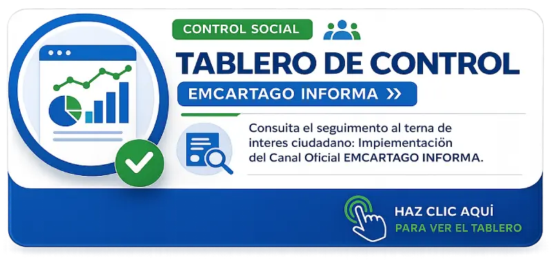 tablero de control