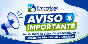aviso atencion